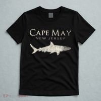 Retro Cape May Nj Shark T-Shirt thumb 5