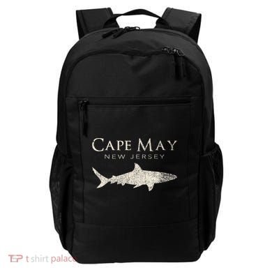 Retro Cape May Nj Shark Backpack