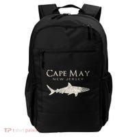Retro Cape May Nj Shark Backpack thumb 0