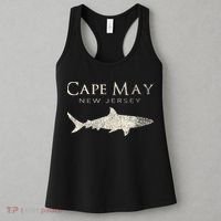 Retro Cape May Nj Shark Women's Tank Top thumb 3