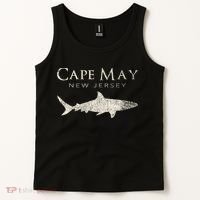 Retro Cape May Nj Shark Tank Top thumb 2