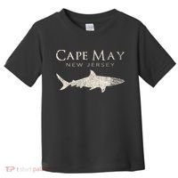 Retro Cape May Nj Shark Toddler T-Shirt thumb 0