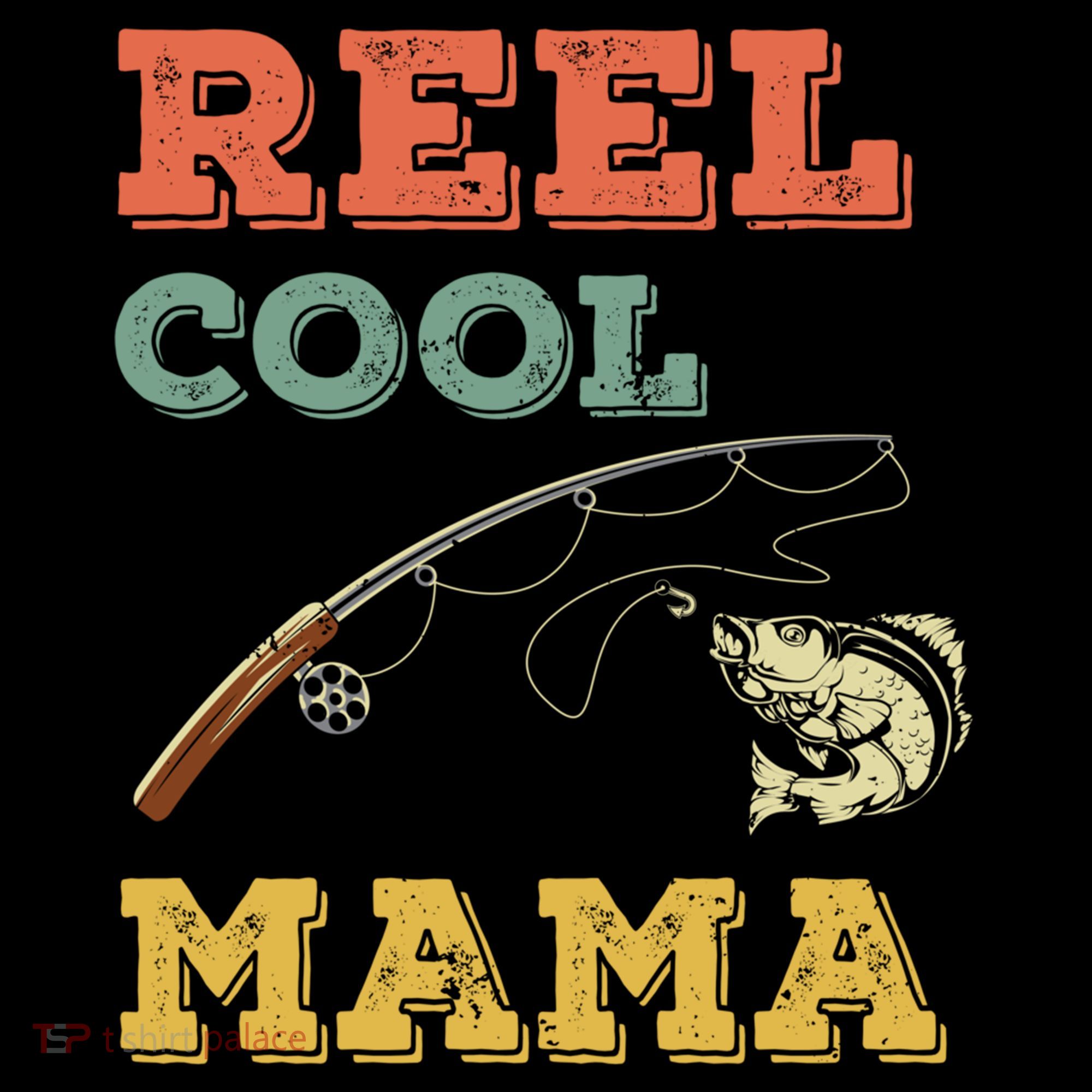 Reel Cool Mama Fisher Walleye Fishing Gift Fish Mom Cute Gift Coffee Mug