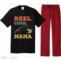 Reel Cool Mama Fisher Walleye Fishing Gift Fish Mom Cute Gift Pajama Set thumb 0