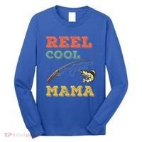 Reel Cool Mama Fisher Walleye Fishing Gift Fish Mom Cute Gift Long Sleeve Shirt thumb 0