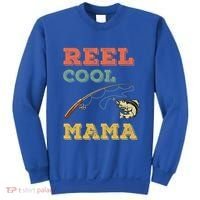 Reel Cool Mama Fisher Walleye Fishing Gift Fish Mom Cute Gift Sweatshirt thumb 0