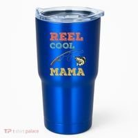 Reel Cool Mama Fisher Walleye Fishing Gift Fish Mom Cute Gift Tumbler thumb 0