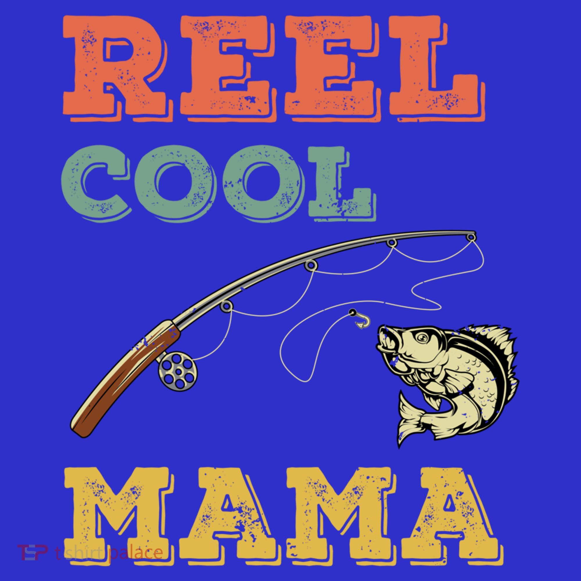 Reel Cool Mama Fisher Walleye Fishing Gift Fish Mom Cute Gift Mousepad