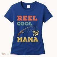 Reel Cool Mama Fisher Walleye Fishing Gift Fish Mom Cute Gift Women's T-Shirt thumb 0
