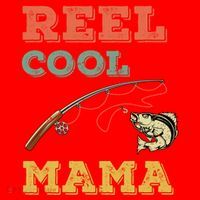Reel Cool Mama Fisher Walleye Fishing Gift Fish Mom Cute Gift Santa Hat thumb 1
