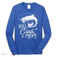 Reel Cool Mom Fathers Day Fishing Mom Cute Gift Long Sleeve Shirt thumb 0