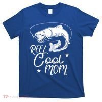 Reel Cool Mom Fathers Day Fishing Mom Cute Gift T-Shirt thumb 0