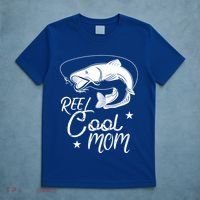 Reel Cool Mom Fathers Day Fishing Mom Cute Gift T-Shirt thumb 5