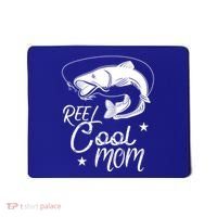 Reel Cool Mom Fathers Day Fishing Mom Cute Gift Mousepad thumb 0