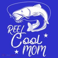 Reel Cool Mom Fathers Day Fishing Mom Cute Gift Mousepad thumb 1