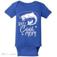Reel Cool Mom Fathers Day Fishing Mom Cute Gift Baby Bodysuit thumb 0