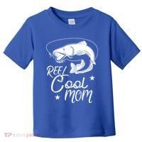 Reel Cool Mom Fathers Day Fishing Mom Cute Gift Toddler T-Shirt thumb 0