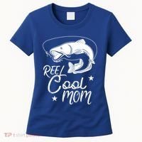 Reel Cool Mom Fathers Day Fishing Mom Cute Gift Women's T-Shirt thumb 0
