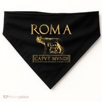 Roma Caput Mundi Rome Roman Empire USA-Made Doggie Bandana thumb 0