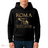 Roma Caput Mundi Rome Roman Empire Kids Hoodie thumb 4