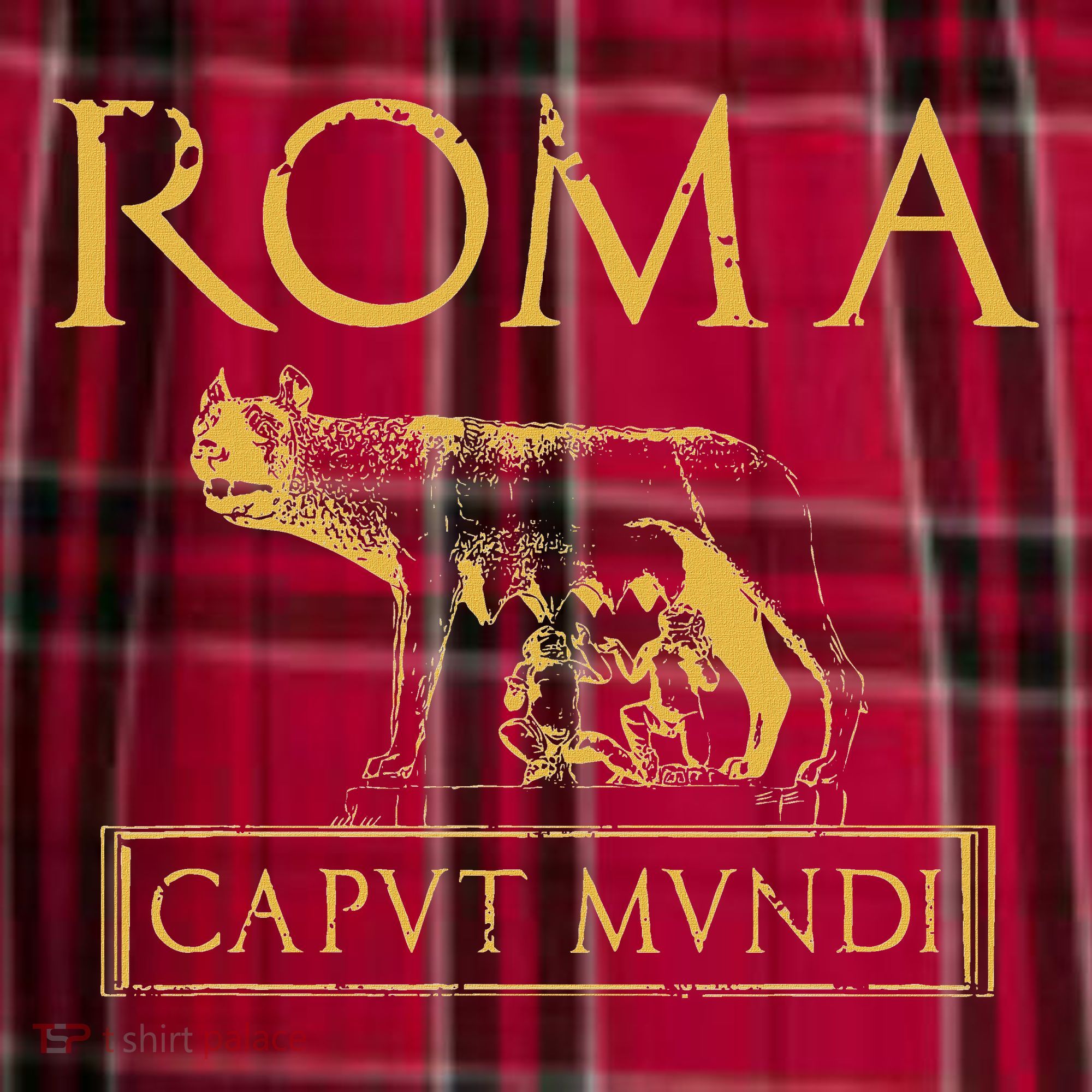 Roma Caput Mundi Rome Roman Empire Women's Flannel Plaid Pajama Pants