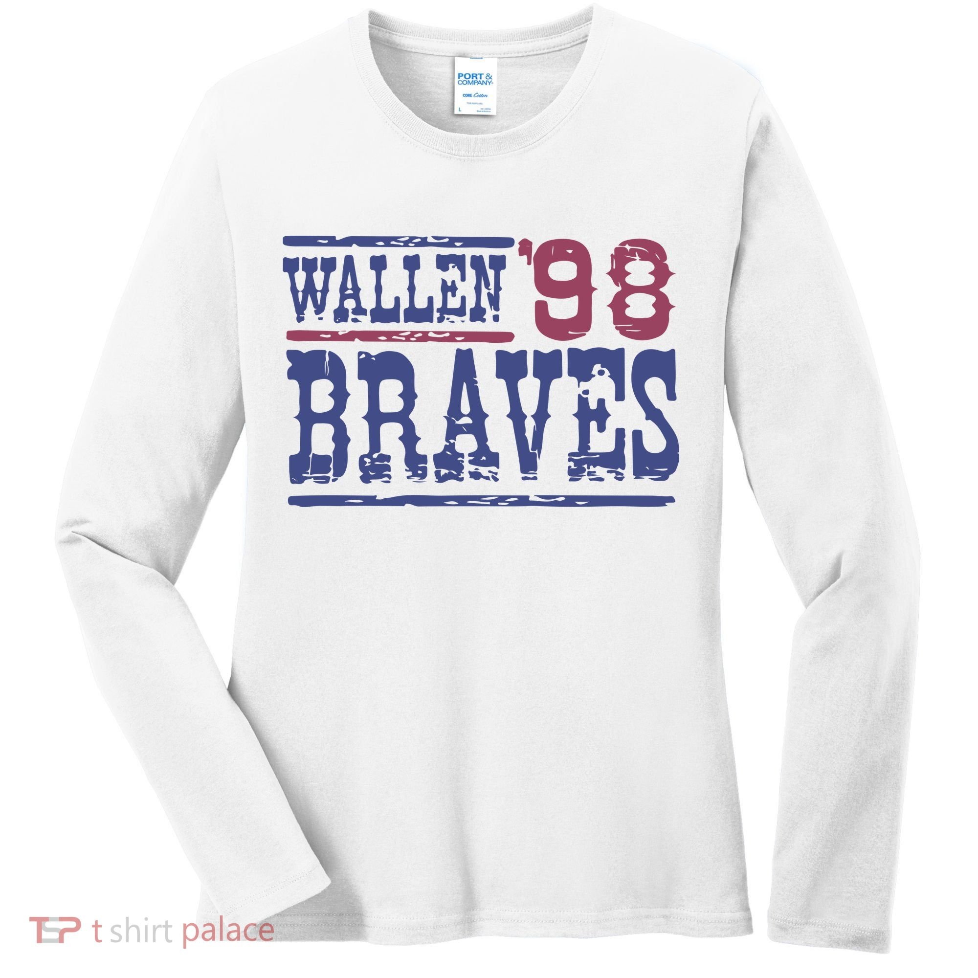 Retro Country Music Singer Song 98 Women's Long Sleeve Shirt