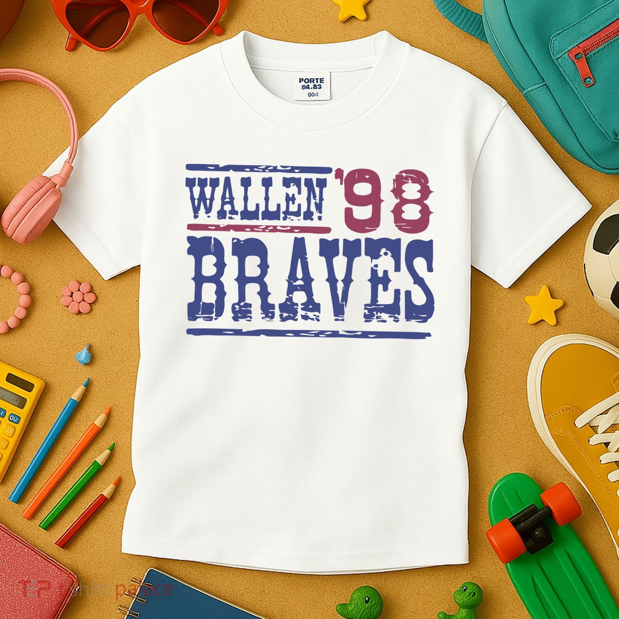 Retro Country Music Singer Song 98 Kids T-Shirt