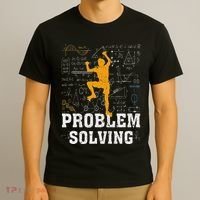 Rock Climbing Math Lover Problem Solving Mathematician T-Shirt thumb 3
