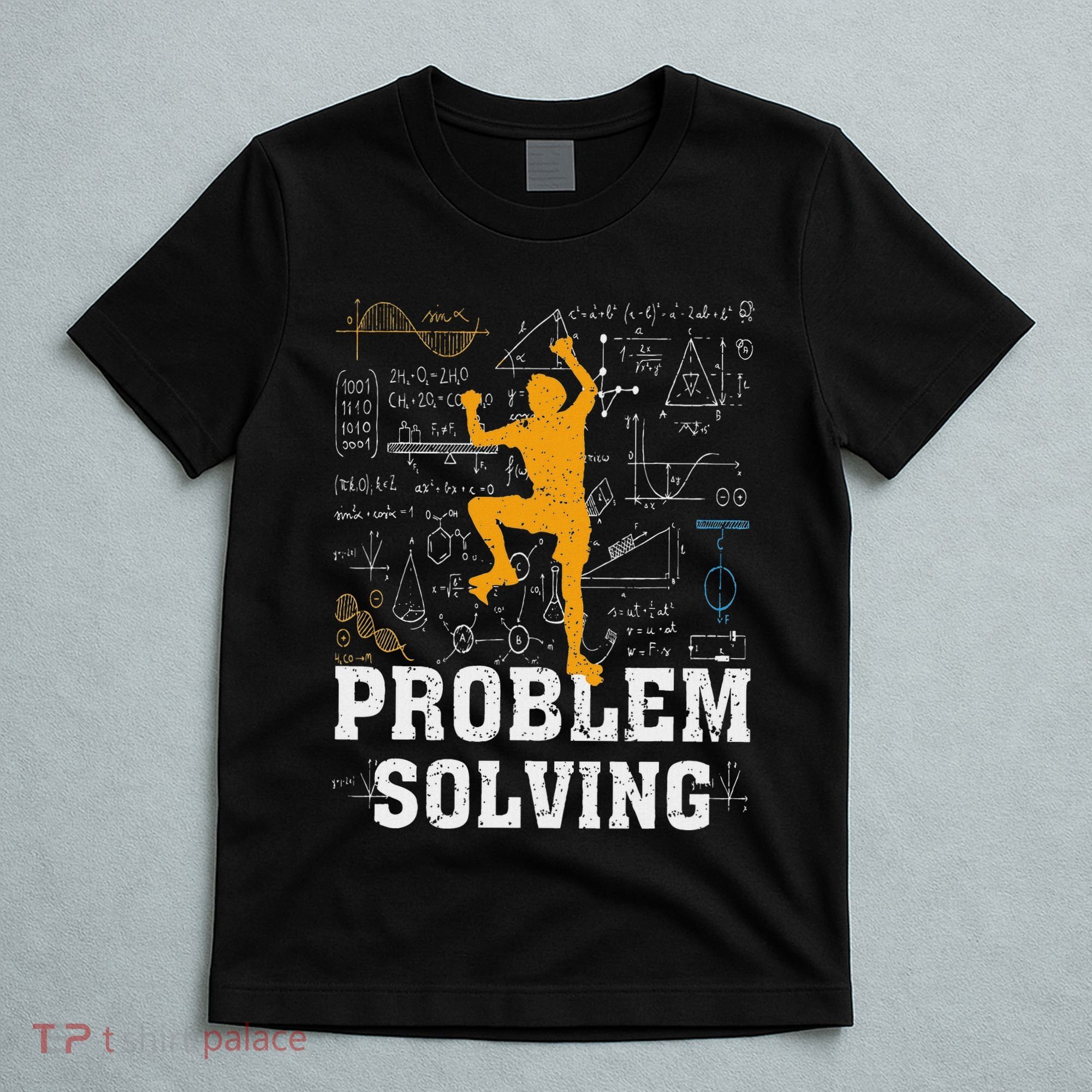 Rock Climbing Math Lover Problem Solving Mathematician T-Shirt