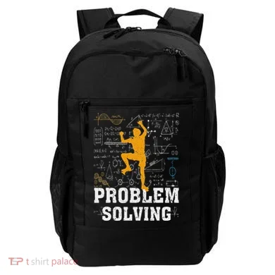 Rock Climbing Math Lover Problem Solving Mathematician Backpack