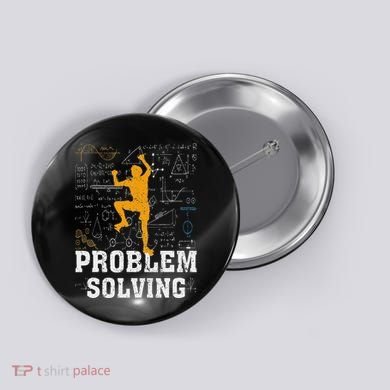 Rock Climbing Math Lover Problem Solving Mathematician Button