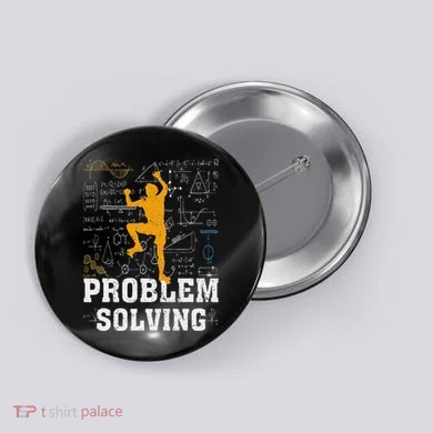 Rock Climbing Math Lover Problem Solving Mathematician Button