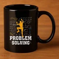 Rock Climbing Math Lover Problem Solving Mathematician 11oz C Handle Ceramic Mug thumb 3