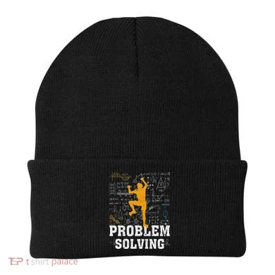 Rock Climbing Math Lover Problem Solving Mathematician Beanie