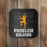 Rock Climbing Math Lover Problem Solving Mathematician Coaster thumb 0