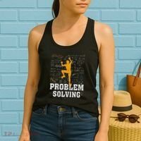 Rock Climbing Math Lover Problem Solving Mathematician Women's Tank Top thumb 2
