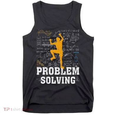 Rock Climbing Math Lover Problem Solving Mathematician Tank Top