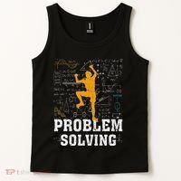 Rock Climbing Math Lover Problem Solving Mathematician Tank Top thumb 2