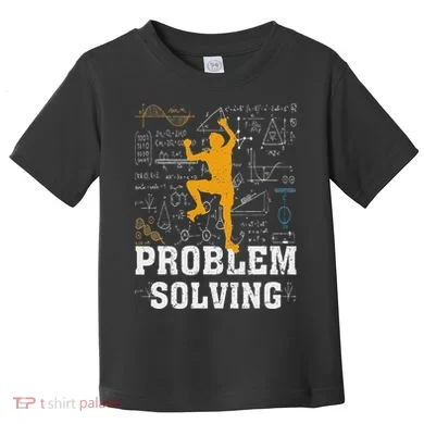 Rock Climbing Math Lover Problem Solving Mathematician Toddler T-Shirt