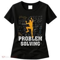 Rock Climbing Math Lover Problem Solving Mathematician Women's T-Shirt thumb 0