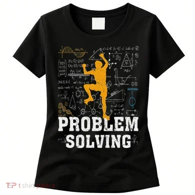 Rock Climbing Math Lover Problem Solving Mathematician Women's T-Shirt
