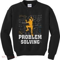 Rock Climbing Math Lover Problem Solving Mathematician Kids Sweatshirt thumb 0