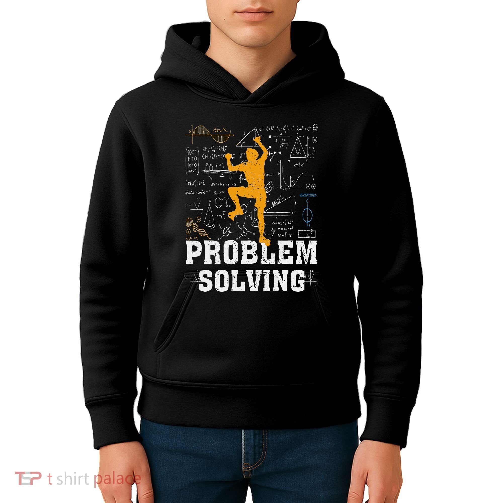 Rock Climbing Math Lover Problem Solving Mathematician Kids Hoodie