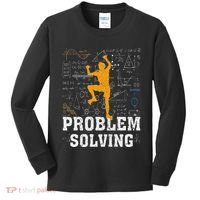 Rock Climbing Math Lover Problem Solving Mathematician Kids Long Sleeve Shirt thumb 0