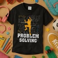 Rock Climbing Math Lover Problem Solving Mathematician Kids T-Shirt thumb 3