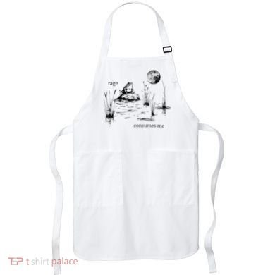 Rage Consumes Me Frog Funny Apron