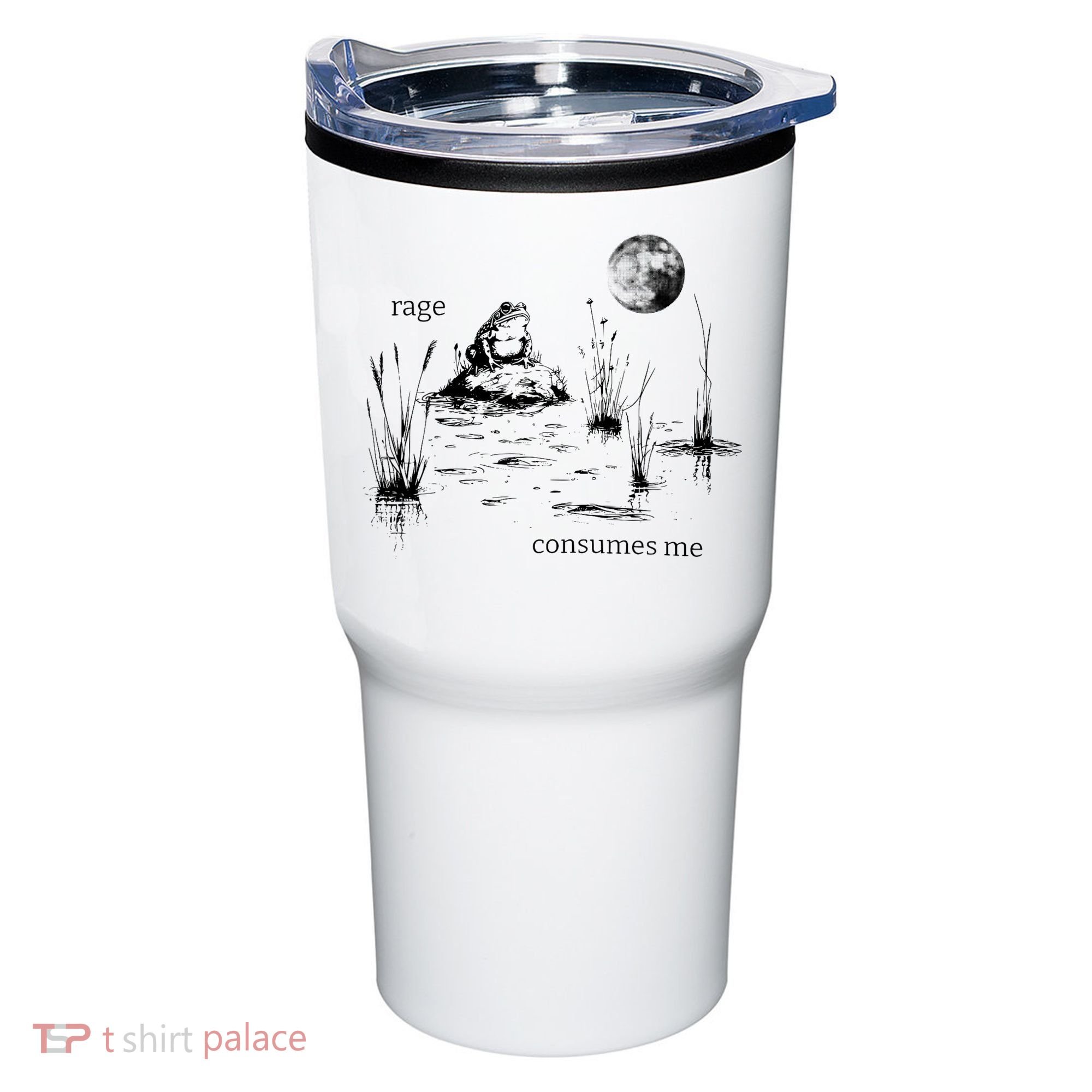Rage Consumes Me Frog Funny Tumbler
