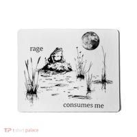 Rage Consumes Me Frog Funny Mousepad thumb 0