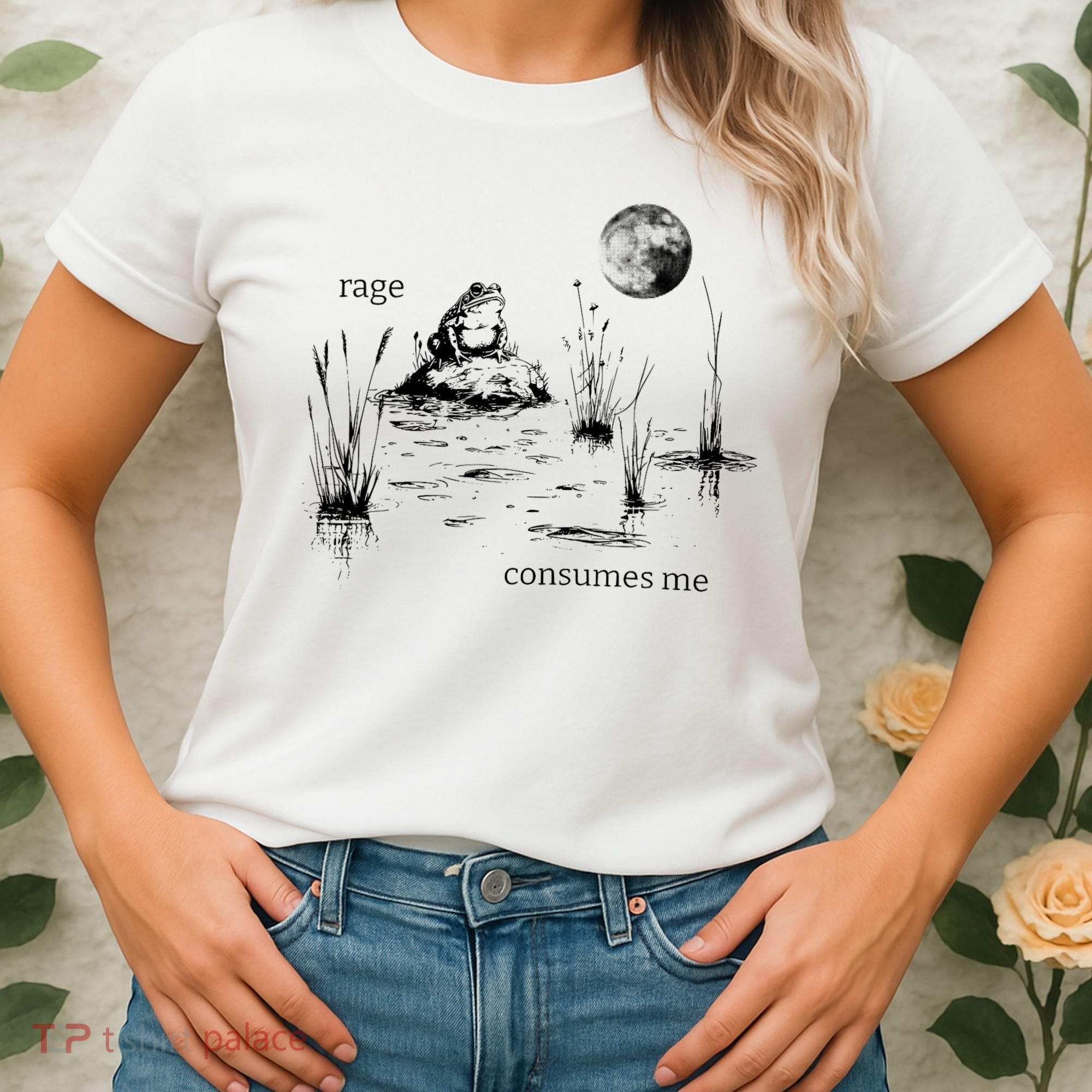 Rage Consumes Me Frog Funny Women's T-Shirt