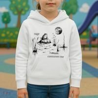 Rage Consumes Me Frog Funny Kids Hoodie thumb 3
